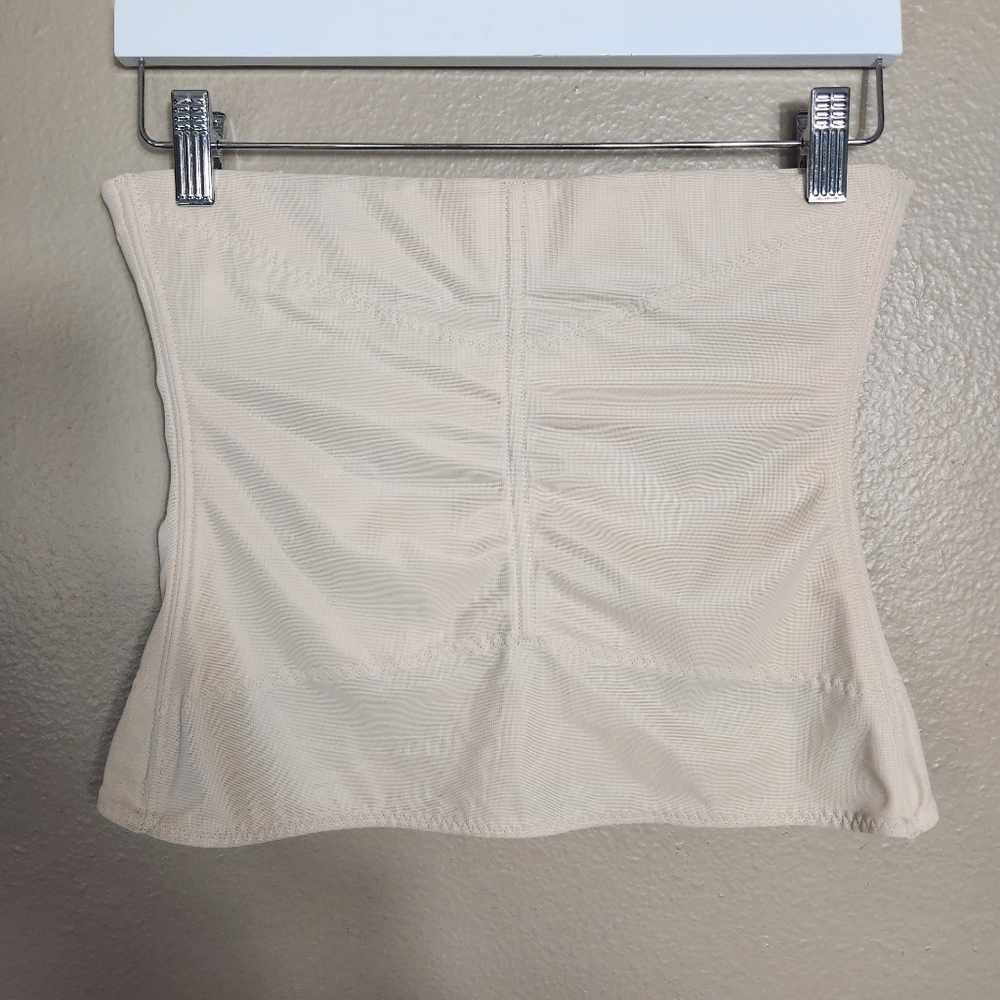 Flexees by Maidenform Womens |L| Beige Waist Shapewear w/Boning